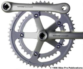 shimano bike cranks